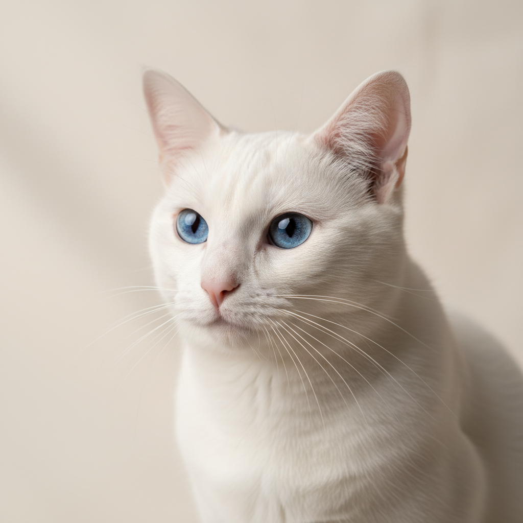 青い目の猫は本当に耳が聞こえないの？白猫の遺伝の不思議な真実