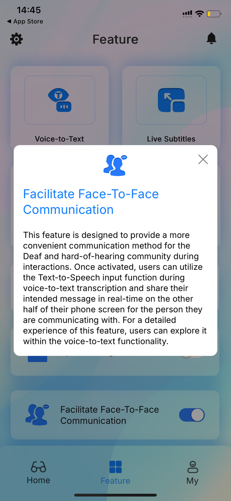 Cargar imagen en el visor de la galería, Aplicación HearView
