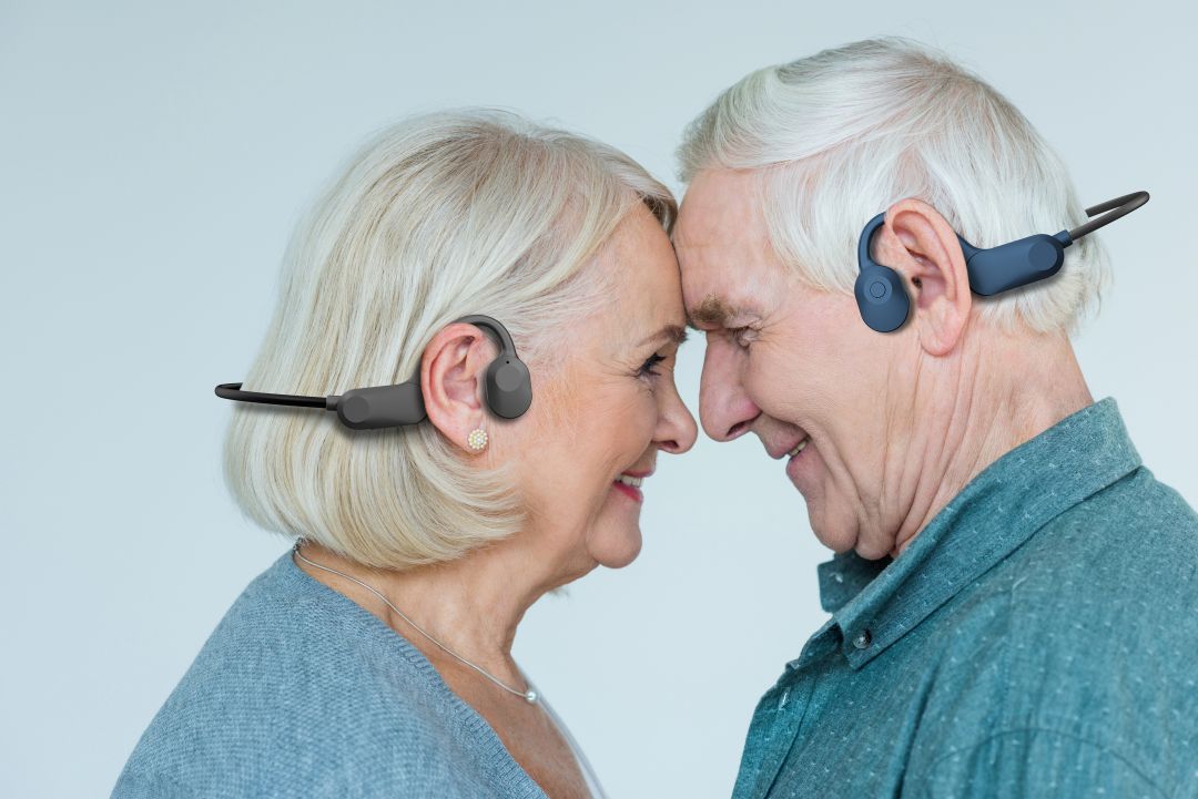 Kopfhrer mit Knochenschall-Hrhilfe Hearview Kopfhrer mit Knochenschall-Hrhilfe Hearview