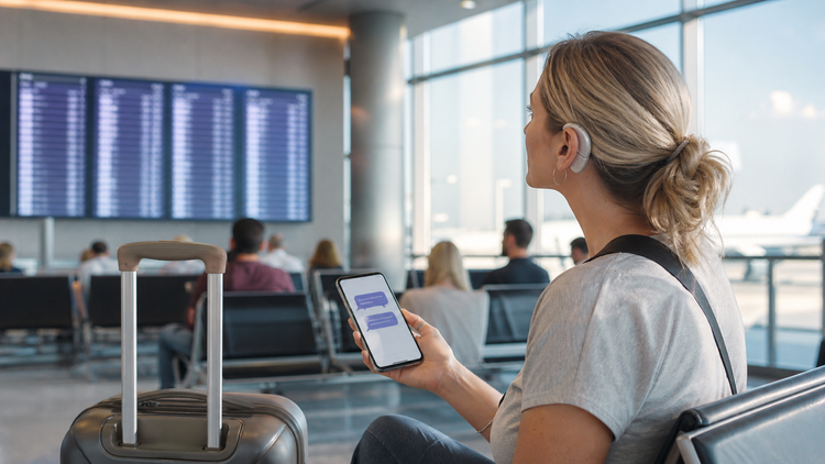 airport announcement support for hard of hearing travelers