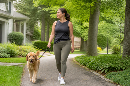 Bone conduction headphones for dog walking with hearing loss
