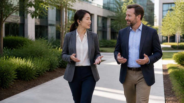 bone conduction headphones for walking meetings