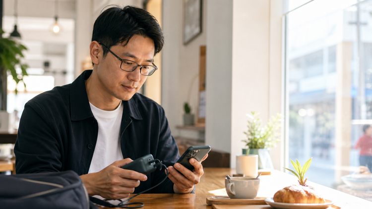 Caption glasses battery planning for all-day use