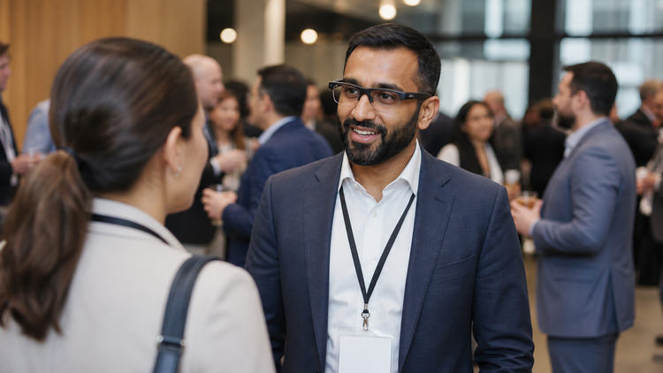 caption glasses for conference networking