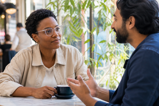 Caption glasses for understanding unfamiliar accents during a conversation