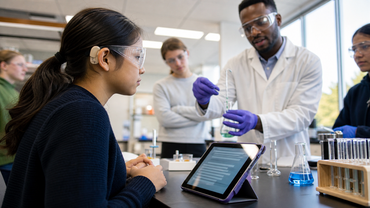 college lab accessibility for deaf students