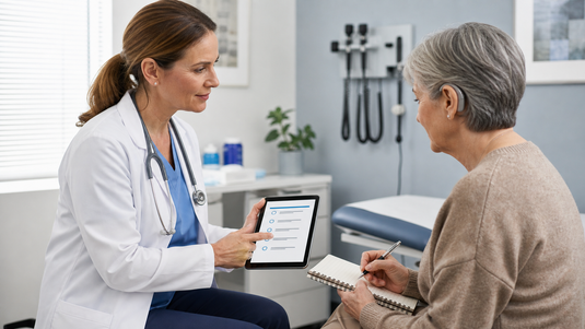 doctor follow-up instructions for hard-of-hearing patients