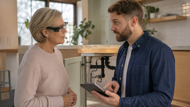 Home repair communication for people with hearing loss