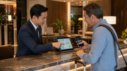 hotel concierge communication for hearing loss