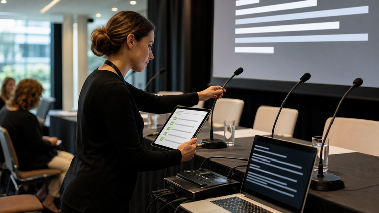 live event captioning checklist for organizers