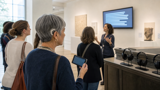 museum accessibility for hard of hearing visitors