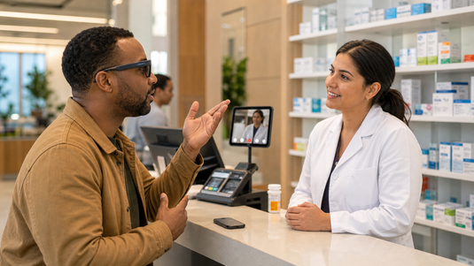 pharmacy communication for deaf patients