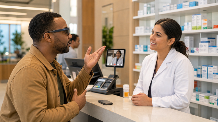 pharmacy communication for deaf patients
