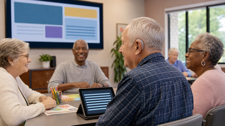 senior center accessibility for hearing loss