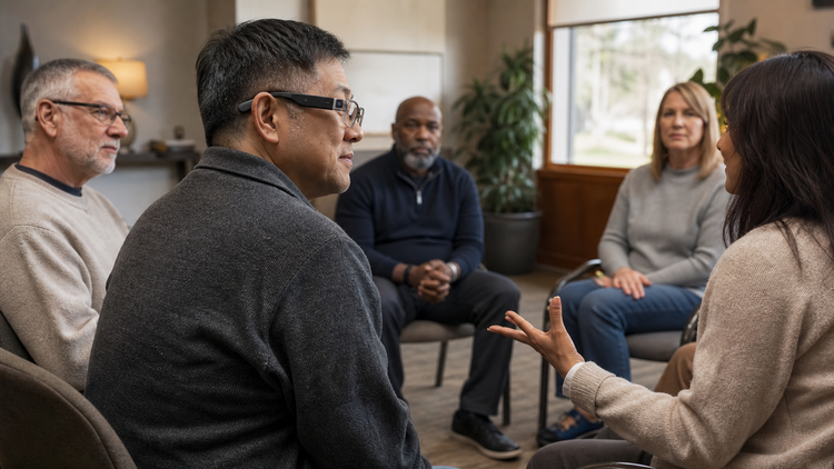 Support group accessibility for hard of hearing adults