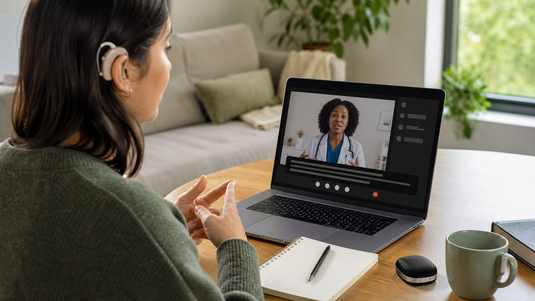 telehealth captions for deaf patients