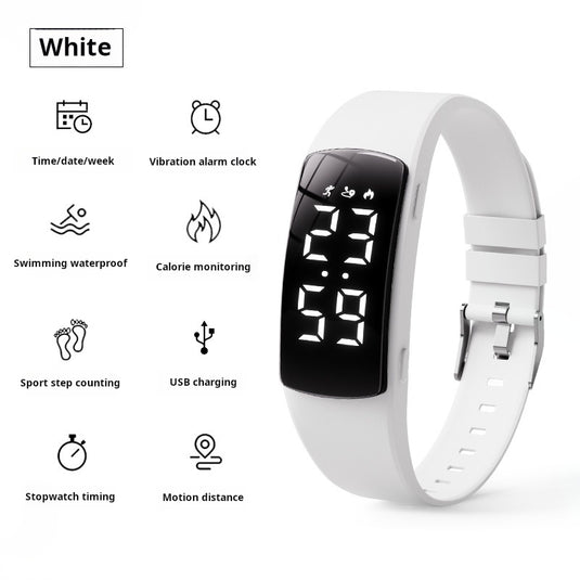 Silent Vibrating Alarm Watch for Deaf & Hard of Hearing | Fitness Tracker Upgraded version / Black Silent Vibrating Alarm Watch for Deaf & Hard of Hearing | Fitness Tracker Upgraded version / Black