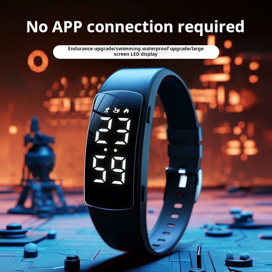 Silent Vibrating Alarm Watch for Deaf & Hard of Hearing | Fitness Tracker Upgraded version / Black Silent Vibrating Alarm Watch for Deaf & Hard of Hearing | Fitness Tracker Upgraded version / Black