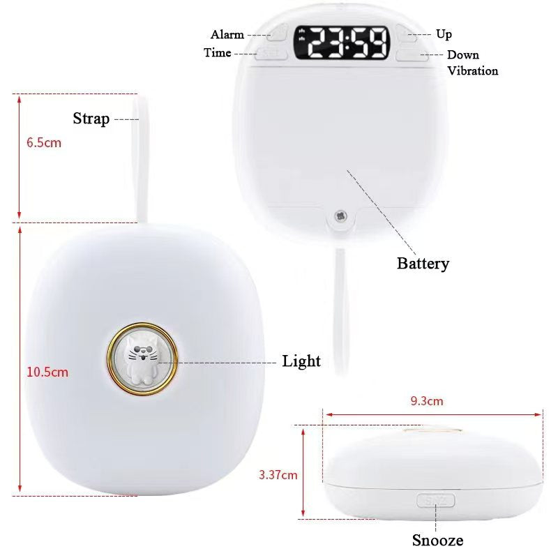 Bild in den Galerie-Viewer laden, Pillow Vibrationswecker | Stillwecker für gehörlose und schwerhörige Menschen
