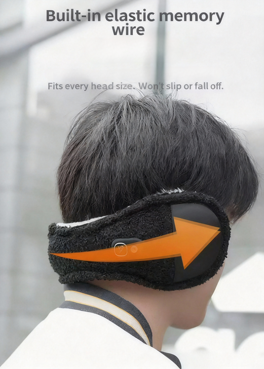 Intelligente beheizbare Ohrenschützer | Entwickelt für gehörlose und schwerhörige Menschen | 3 Temperatureinstellungen | Hinter dem Ohr getragen ohne Haarquetschung | Konstante 45–55°C | Elektrische Heizung | Wichtiger Frostschutz