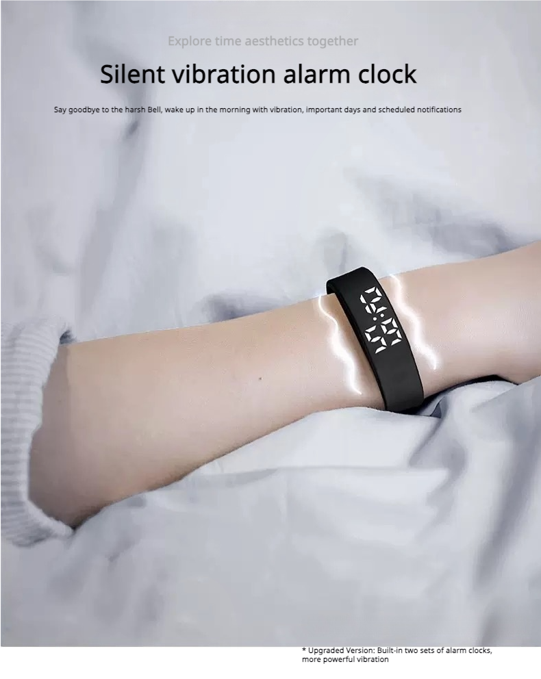 Silent Vibrating Alarm Watch & Activity Tracker for Deaf & Hard of Hearing Silent Vibrating Alarm Watch & Activity Tracker for Deaf & Hard of Hearing