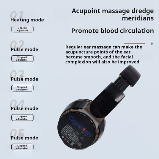 Ear Acupressure Device | Low-Frequency Pulse + Far-Infrared Heat Therapy | Smart Voice Prompt | Ear Health Therapy Device For Deaf & Hard of Hearing