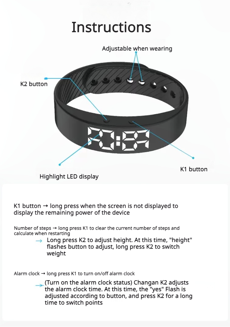 Silent Vibrating Alarm Watch for Deaf & Hard of Hearing | Fitness Tracker Upgraded version / Black Silent Vibrating Alarm Watch for Deaf & Hard of Hearing | Fitness Tracker Upgraded version / Black
