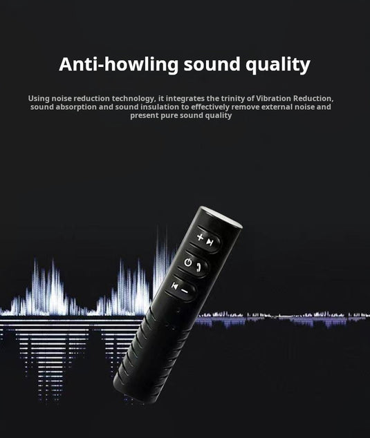 Bluetooth Noise-Canceling Microphone | Clip-on Audio Pickup Device | For Hearing Aids & Amplifiers | Anti-Feedback | High-Fidelity Voice Transmission For Deaf & Hard of Hearing