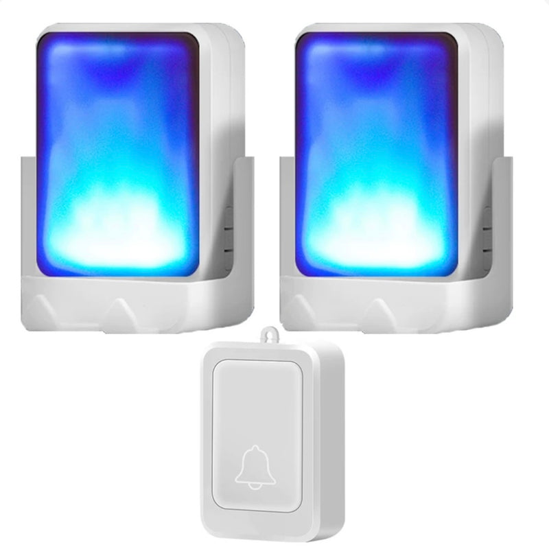 Load image into Gallery viewer, Wireless Flashing Light Doorbell | Visual &amp; Audio Alert the Deaf &amp; Hard of Hearing
