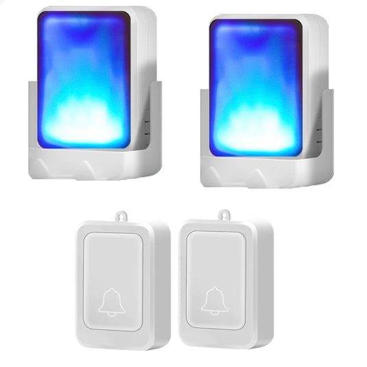 Wireless Flashing Light Doorbell | Visual & Audio Alert the Deaf & Hard of Hearing
