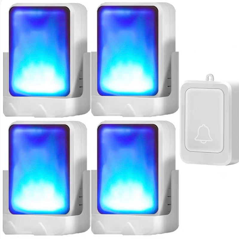 Load image into Gallery viewer, Wireless Flashing Light Doorbell | Visual &amp; Audio Alert the Deaf &amp; Hard of Hearing
