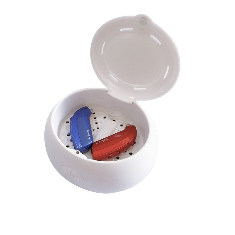 Load image into Gallery viewer, Smart Timed Hearing Aid Care Kit | Constant-Temperature Dehumidification + UV Sterilization | Portable Anti-Moisture Dry Box
