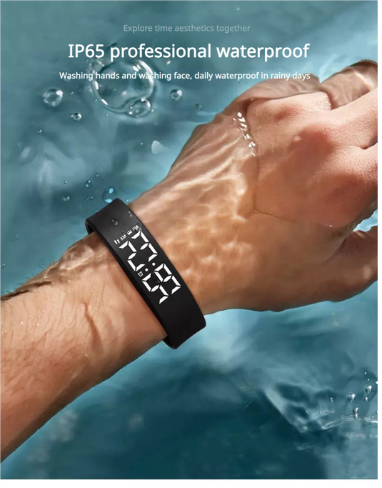 Silent Vibrating Alarm Watch for Deaf & Hard of Hearing | Fitness Tracker Upgraded version / Black Silent Vibrating Alarm Watch for Deaf & Hard of Hearing | Fitness Tracker Upgraded version / Black