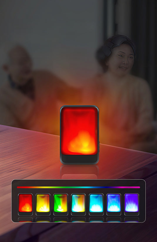 Wireless Flashing Doorbell for Deaf & Hard of Hearing | 7-Color Visual ...