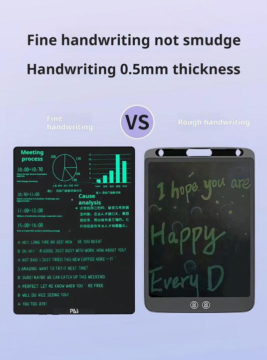 Visual Communication LCD Tablet for Deaf & Hard of Hearing | 0.5mm Fine-Tip