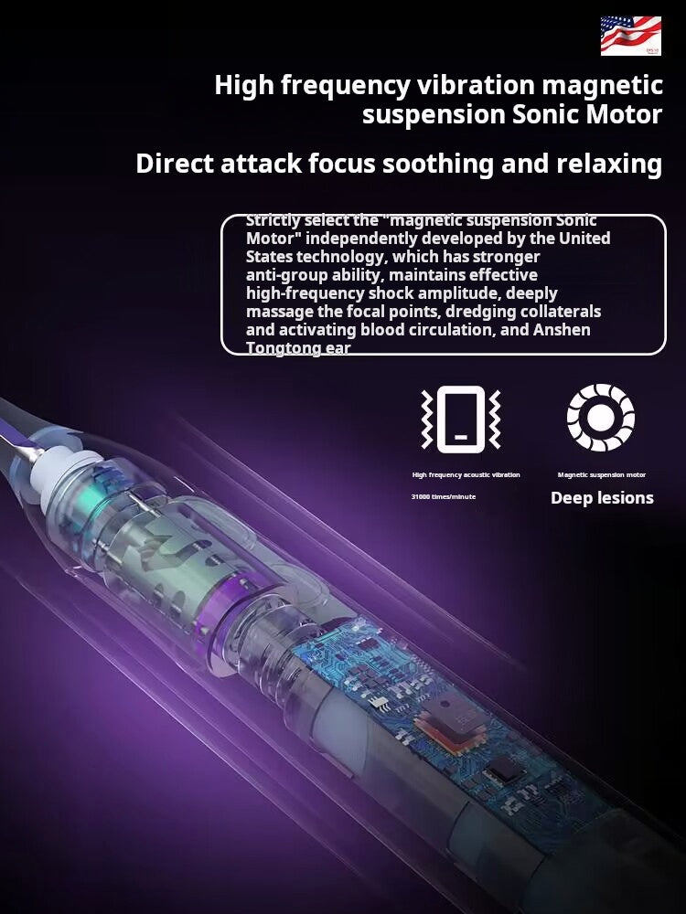 Load image into Gallery viewer, The Tempo Pain Relief Wand – Tinnitus &amp; Ear Pressure Relief Device For Deaf &amp; Hard of Hearing
