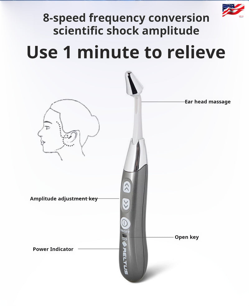 Load image into Gallery viewer, The Tempo Pain Relief Wand – Tinnitus &amp; Ear Pressure Relief Device For Deaf &amp; Hard of Hearing
