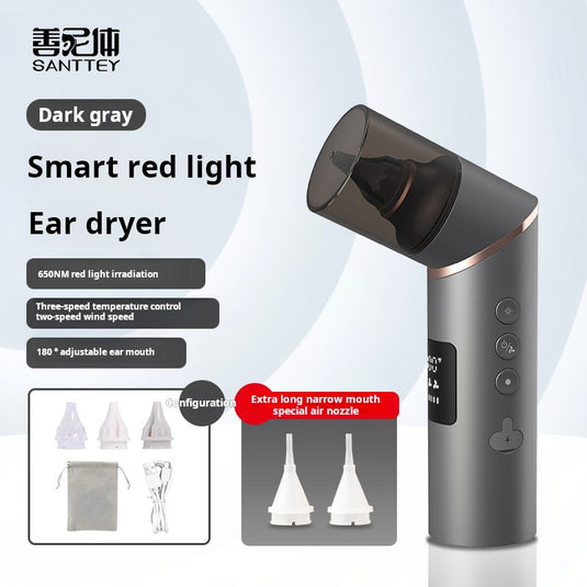 Smart Ear Dryer HE-903 | Rotlicht-Therapie Ohrkanaltrockner | FDA-zertifiziert für gehörlose und schwerhörige Menschen