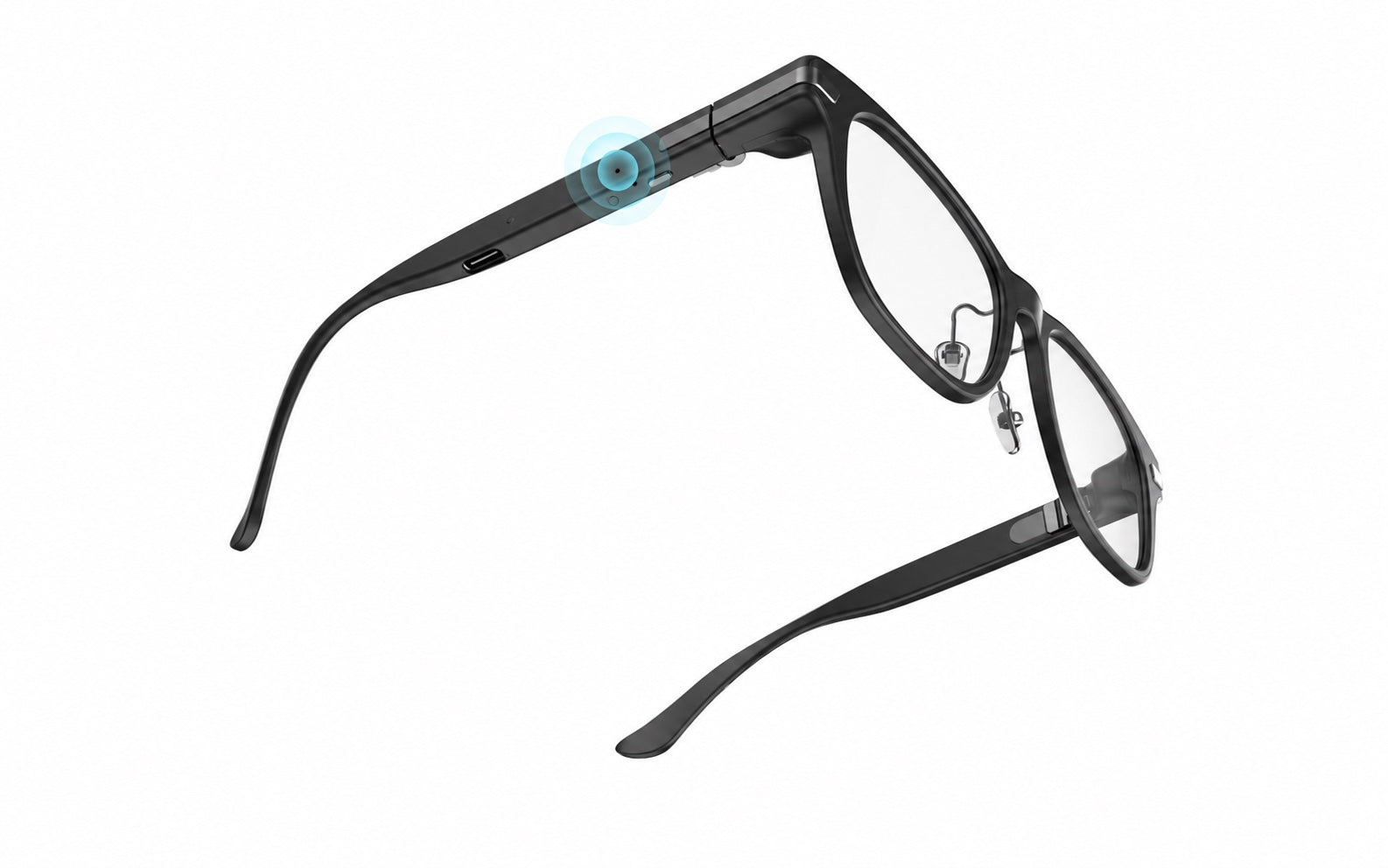Hearview Lite with the built-in microphone location highlighted